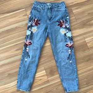 Topshop Sakura Japan Mom Jeans